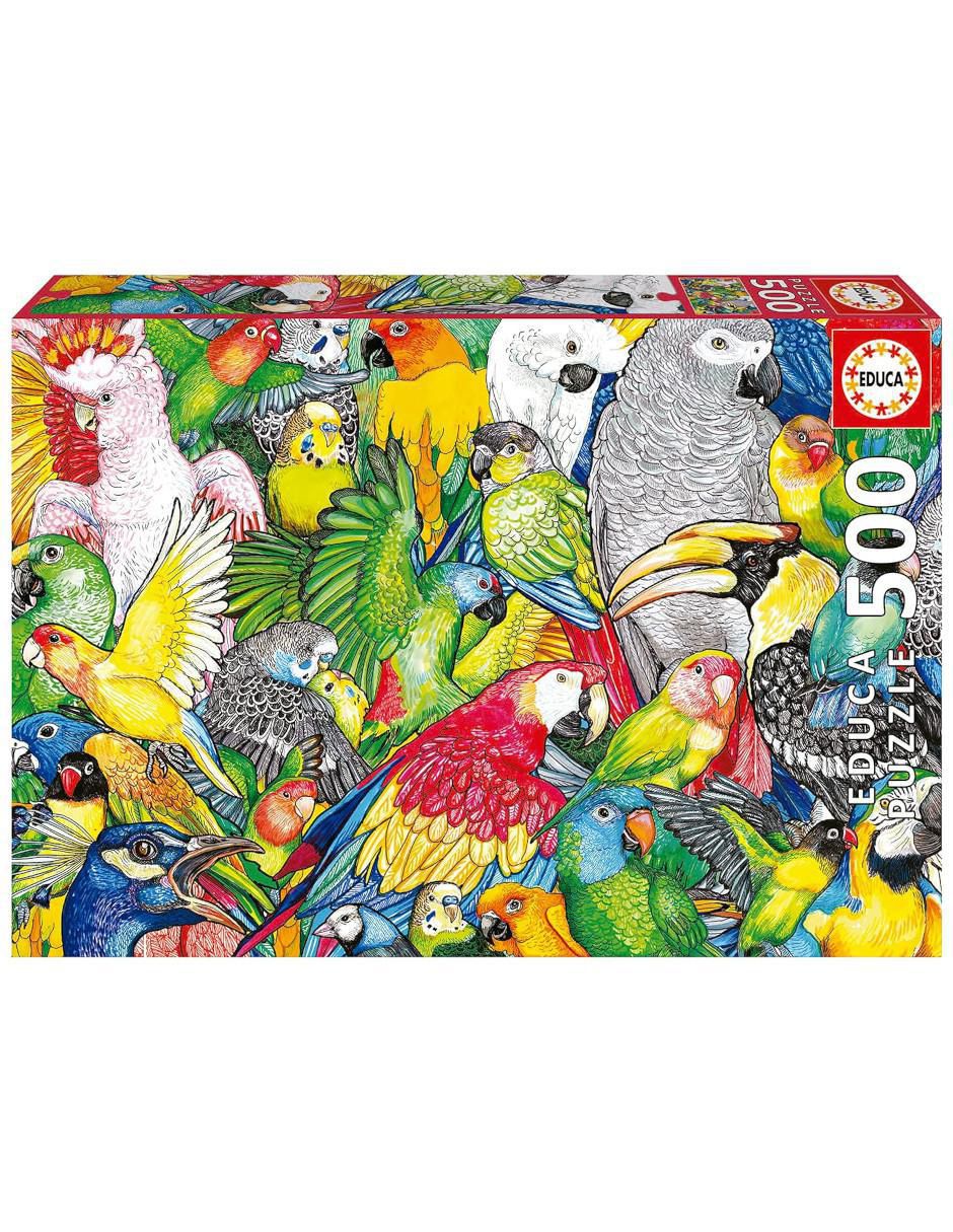 Rompecabezas Loros Tropicales 500 piezas 2