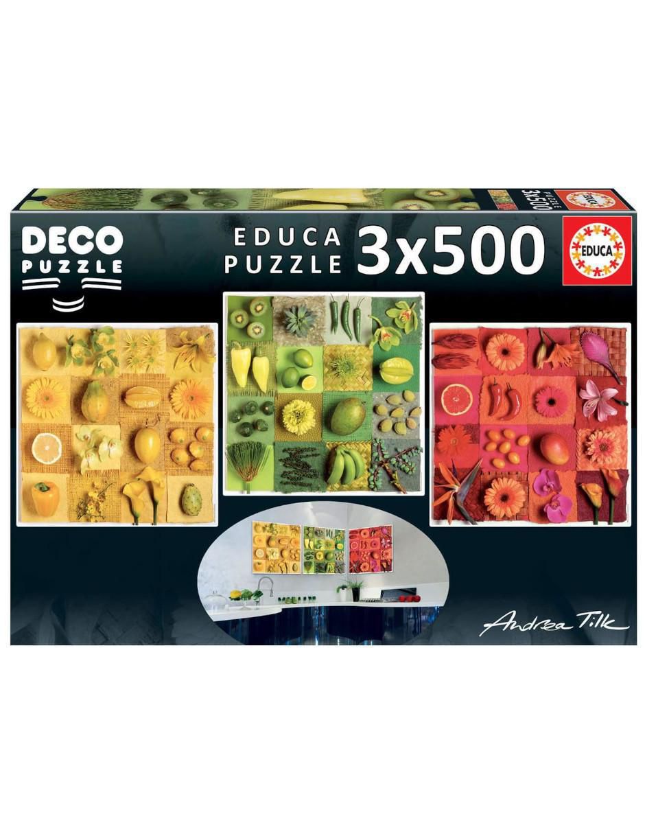 Rompecabezas Frutas y Flores Exóticas 500 piezas 2