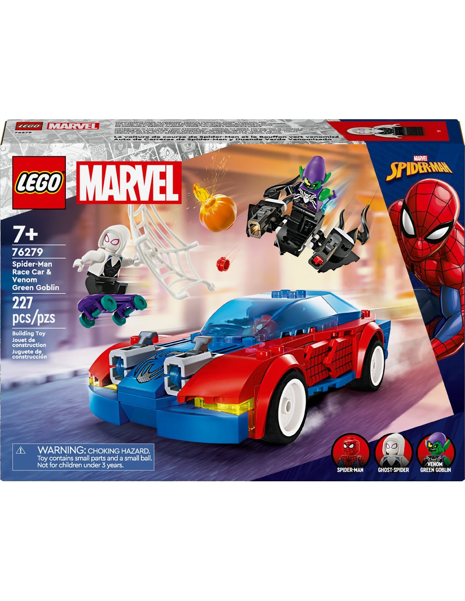 Coche de Carreras de Spider-Man y Duende Verde Venomizado 76279 Lego Super Heroes Marvel 2