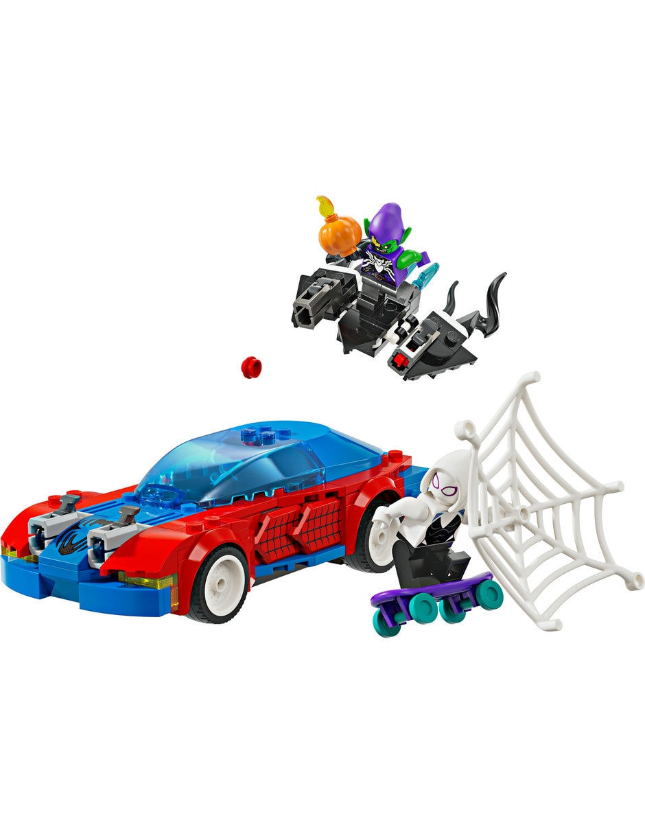 Lego Super Heroes Coche de Carreras de Spider-Man y Duende Verde