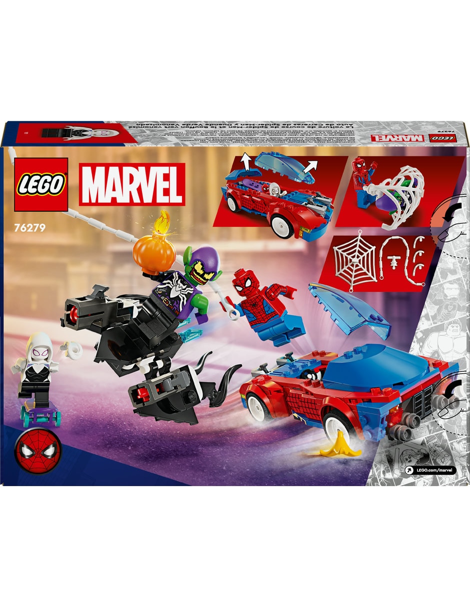 Coche de Carreras de Spider-Man y Duende Verde Venomizado 76279 Lego Super Heroes Marvel 10