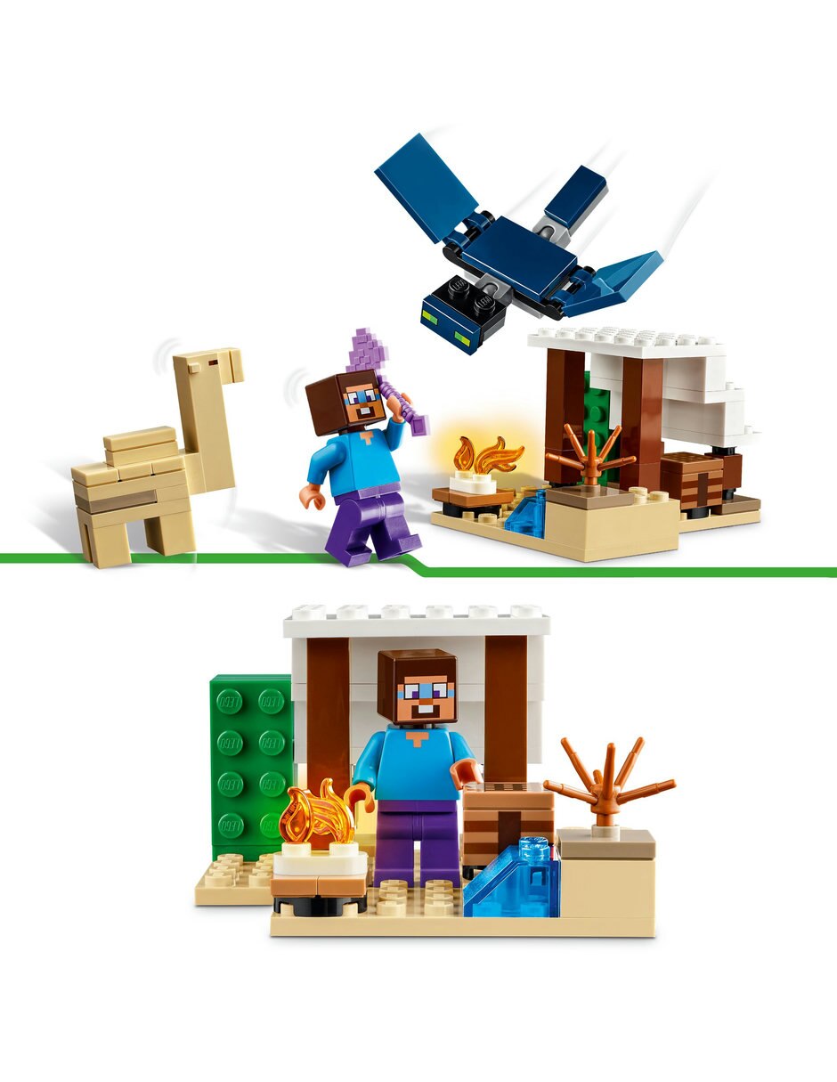 Lego Minecraft La Expedición de Steve al Desierto 21251 | Gran Barata