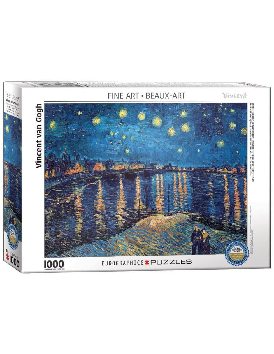 Rompecabezas Noche Estrellada, Van Gogh 1000 piezas 2