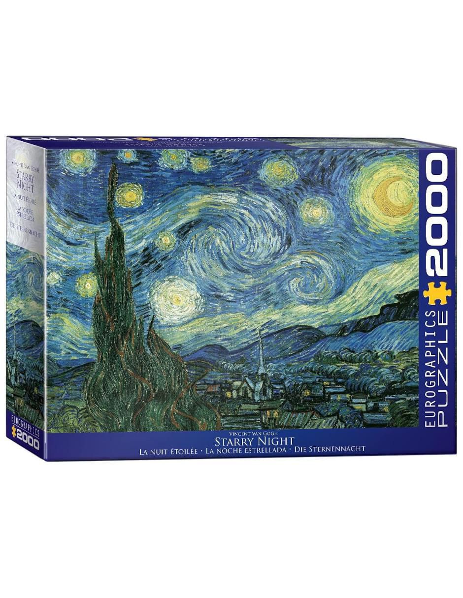 Puzzle Pintoo Noche Estrellada de Van Gogh de 1200 Piezas