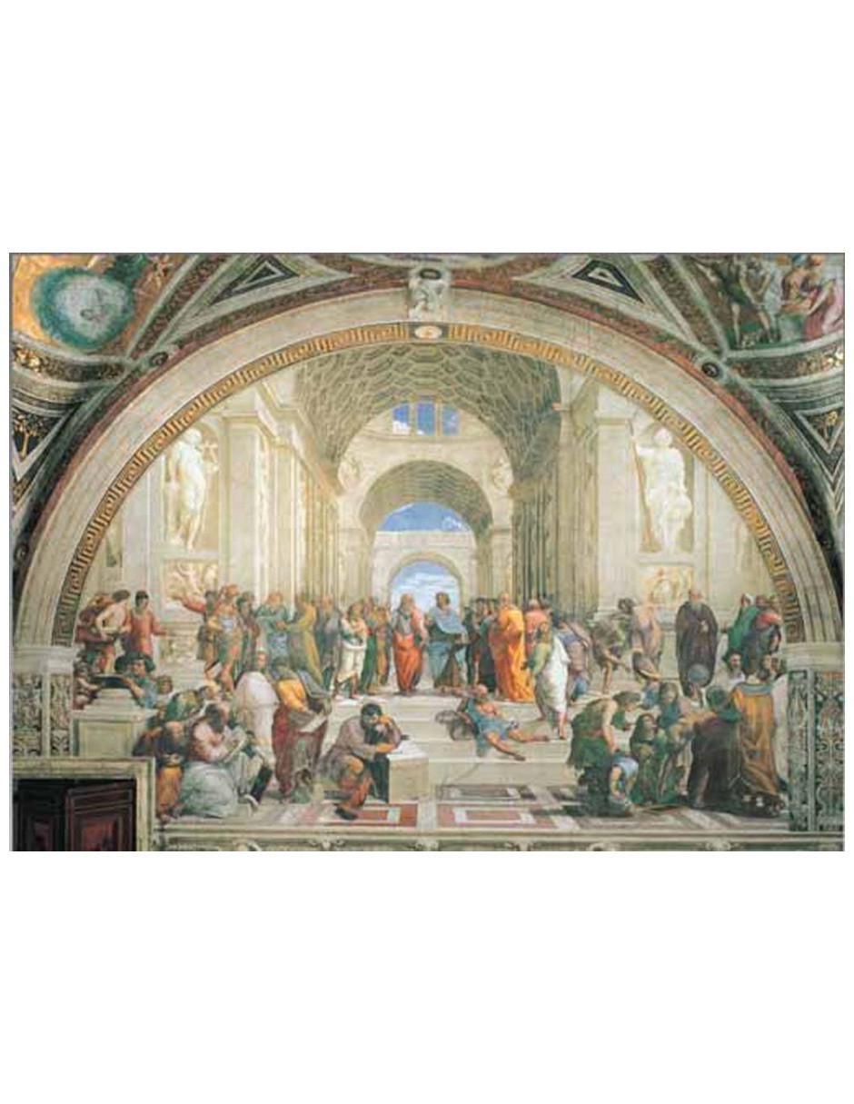 Rompecabezas Escuela de Atenas, Rafael 1500 piezas 2