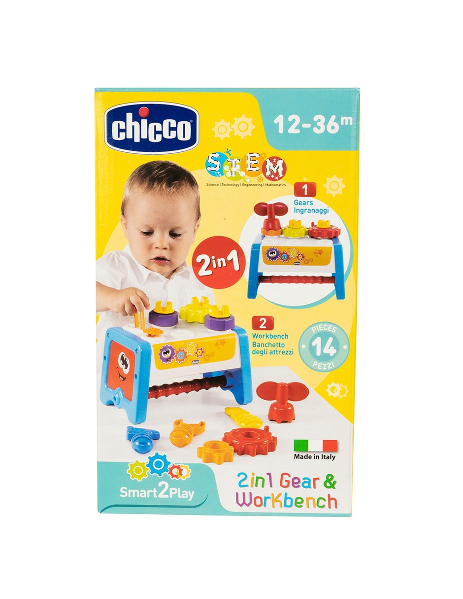 2 En 1 Gear & Workbench juego didáctico infantil unisex 4
