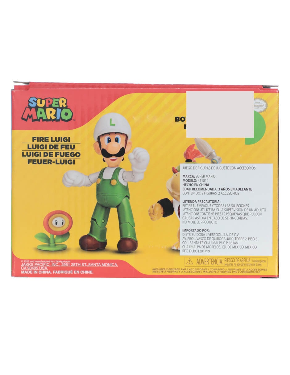 Set figuras acción articulada Super Mario 4