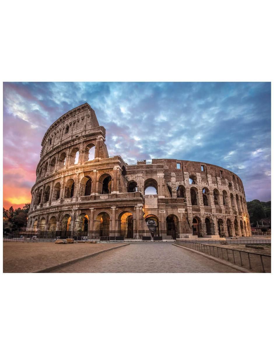 coliseo al atardecer