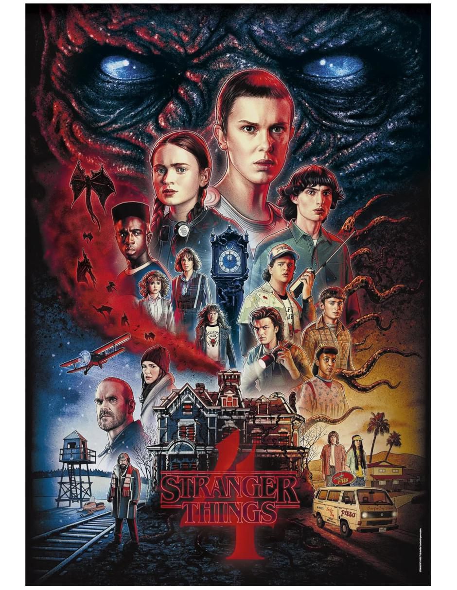 Puzzle Clementoni Stranger Things 250 Piezas - Adéntrate en el Mundo Upside  Down con Este Rompecabezas Exclusivo 