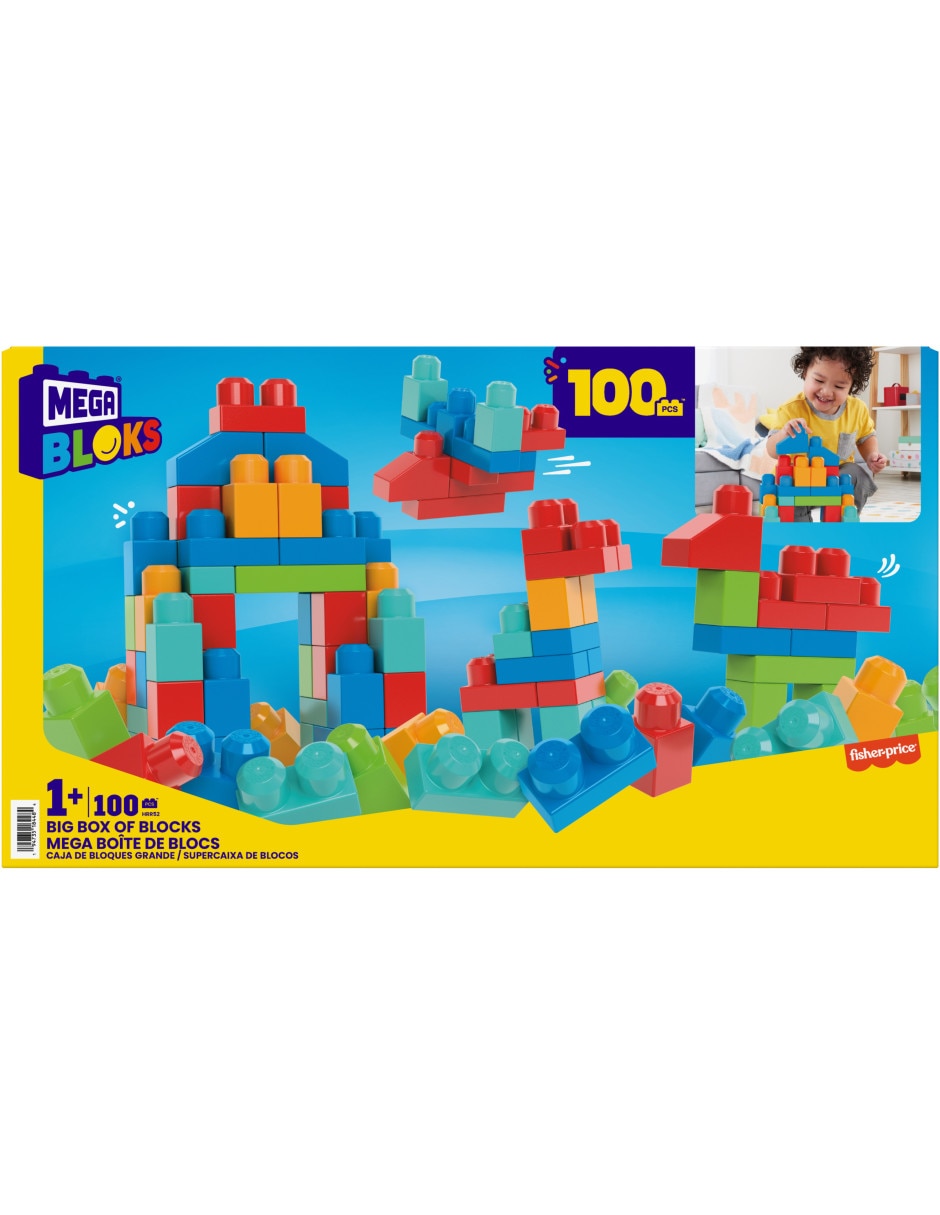 Mega Bloks Caja de Bloques Grande HRR52 4