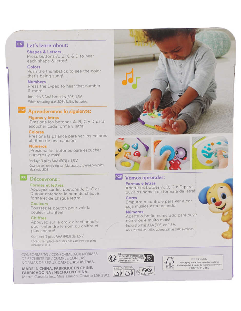 Control Juega Y Aprende Conmigo Ríe Y Aprende juego didáctico infantil unisex 4