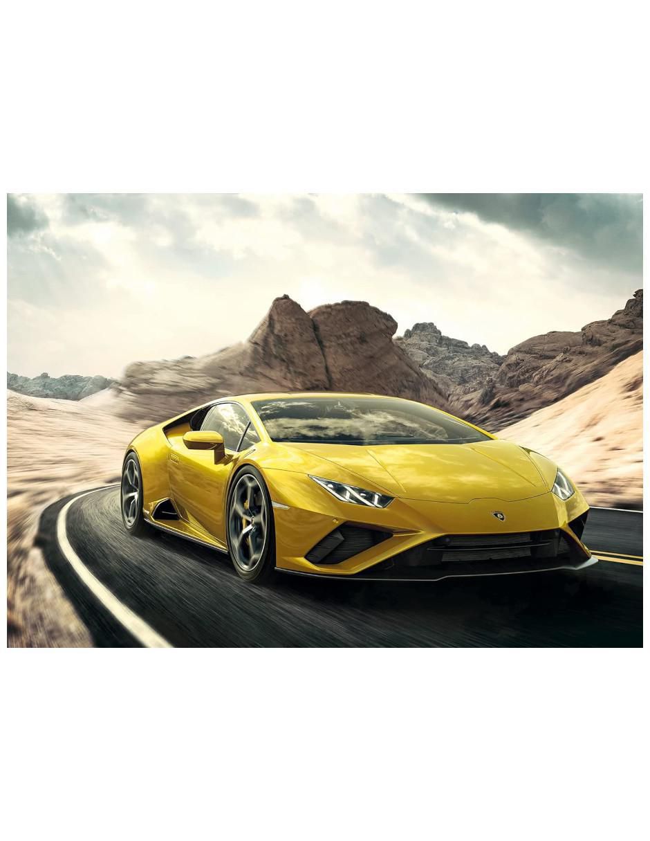 Rompecabezas Lamborghini Amarillo 1000 piezas