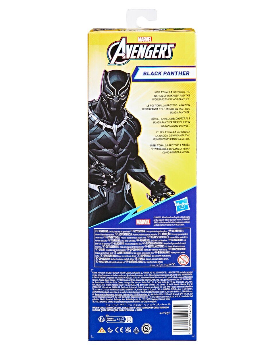 Figura de acción articulada Marvel: Avengers Black Panther titan hero 10