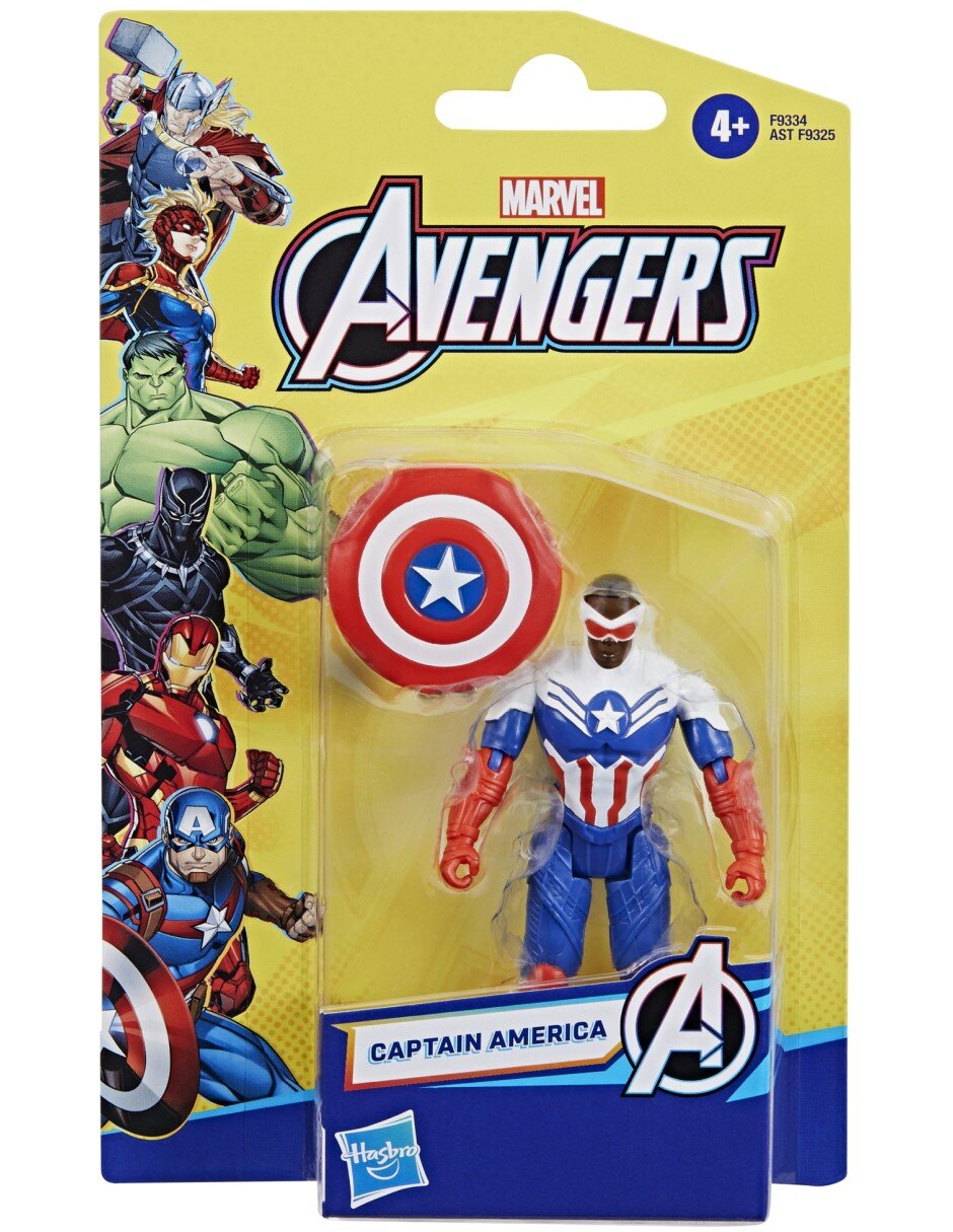 Figura de acción Avengers Capitán América Hasbro articulado 2
