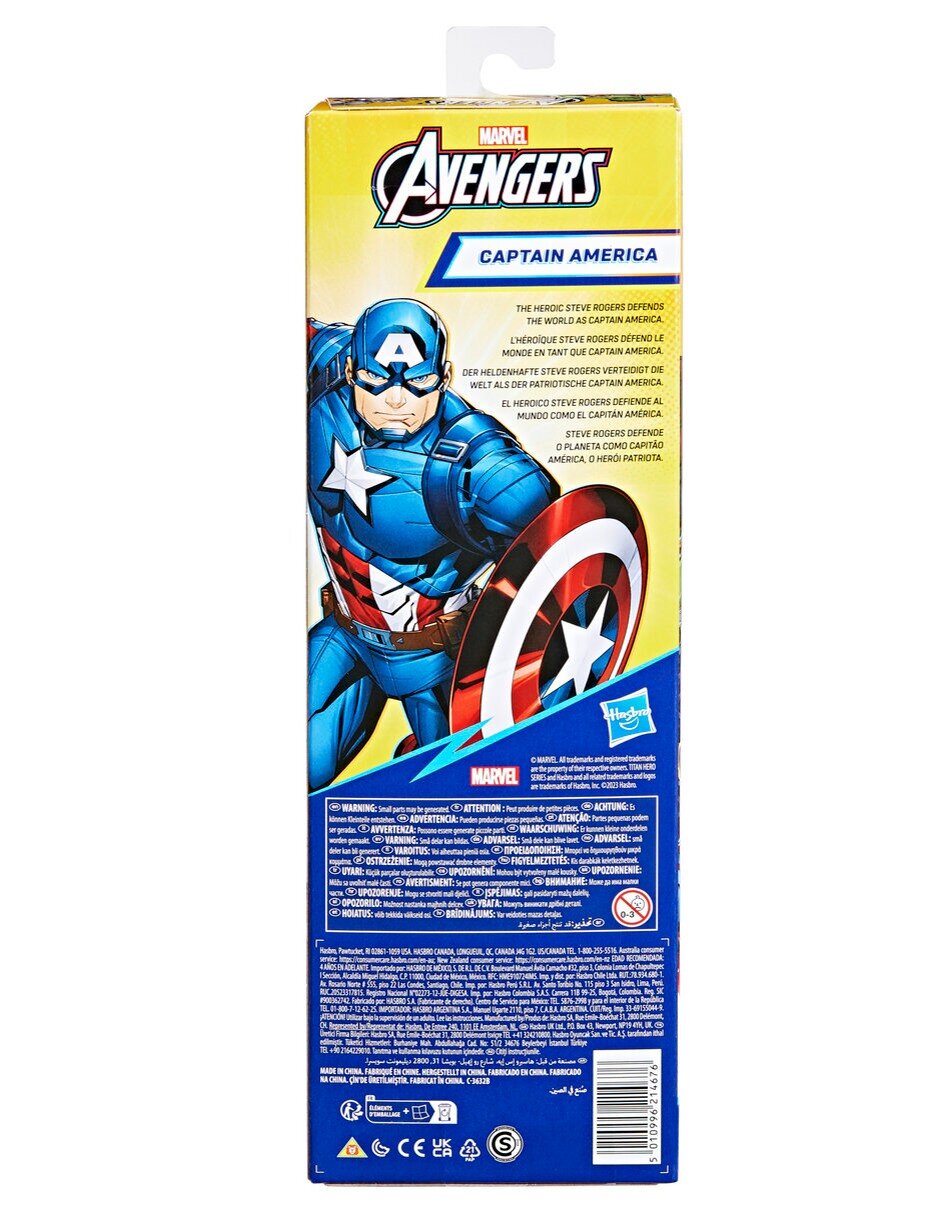 Figura de acción articulada Marvel: Avengers Capitán América titan hero 4
