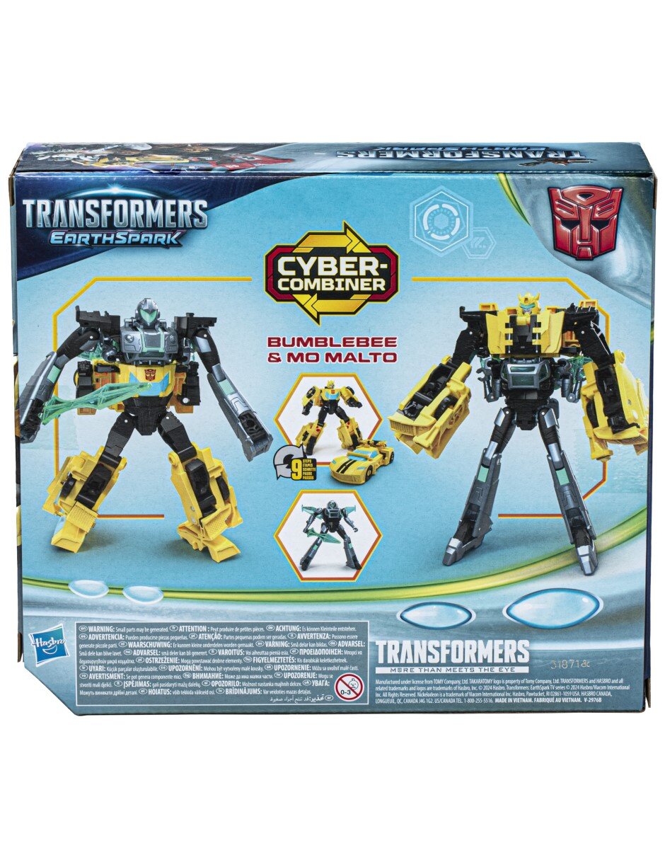 Figura de acción articulada : EarthSpark Bumblebee Transformers cabeza oscilante 3