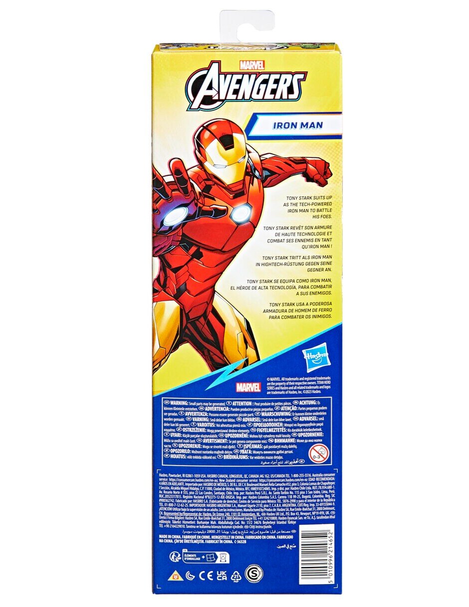 Figura de acción articulada Avengers Iron Man titan hero Marvel 9