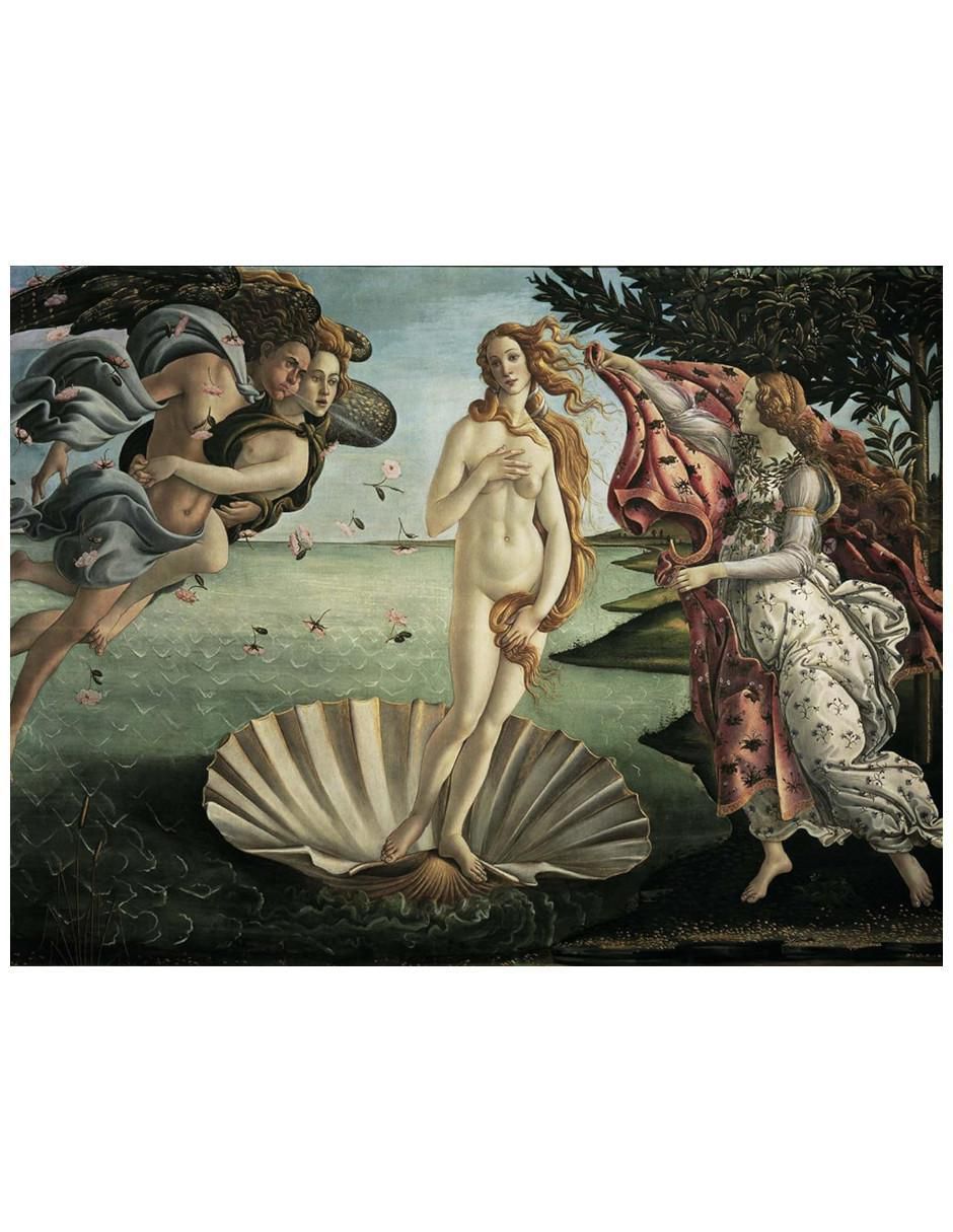Rompecabezas Nacimiento de Venus 1000 piezas Rompecabezas Nacimiento de Venus 1000 piezas