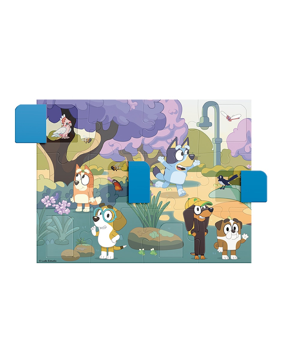 Rompecabezas Bluey Arma y Descubre 12 piezas 5