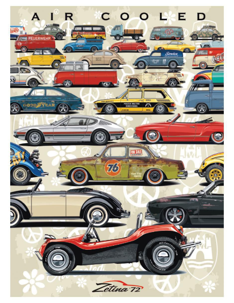 Rompecabezas Coches 1000 piezas 2