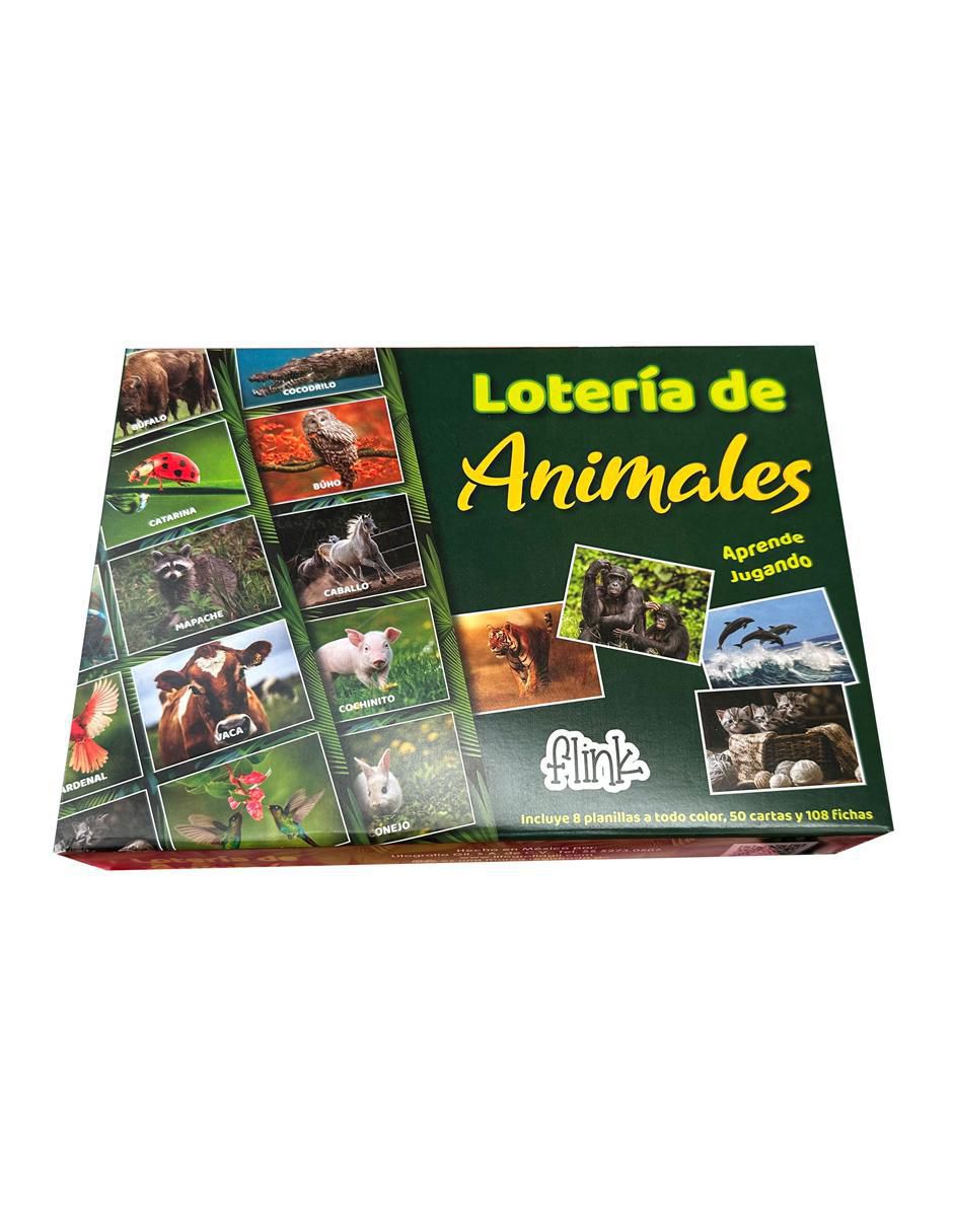 Lotería de animales animal planet