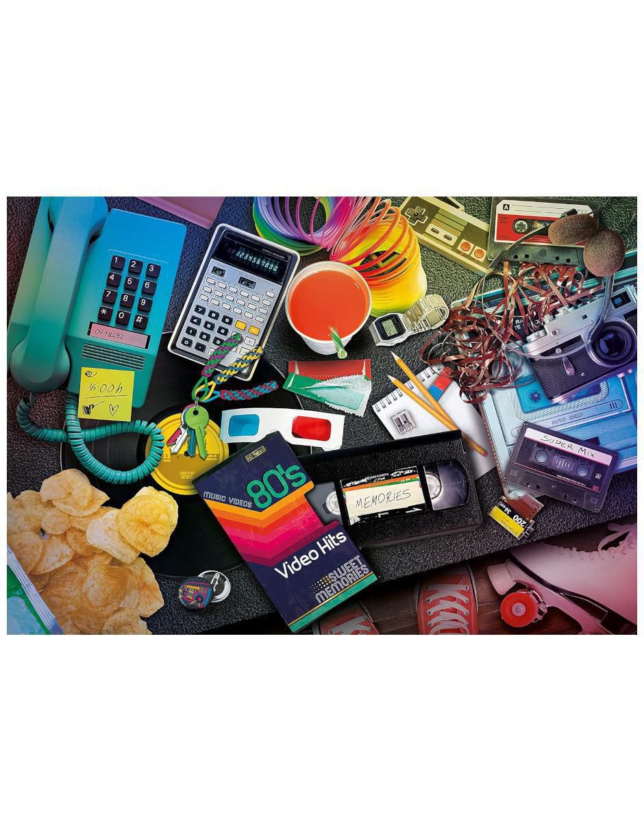 Rompecabezas Nostalgia de los 80 1000 piezas 3