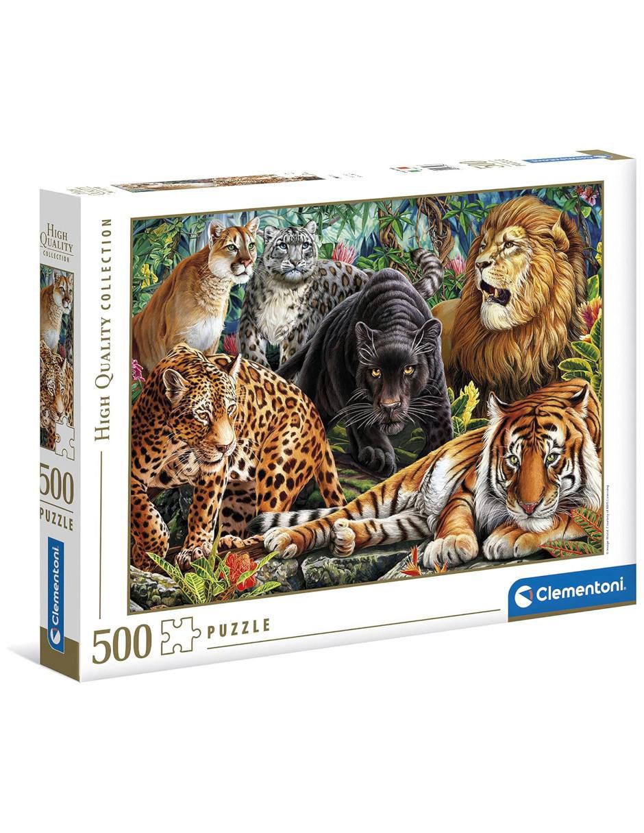Rompecabezas Grandes felinos 500 piezas 2