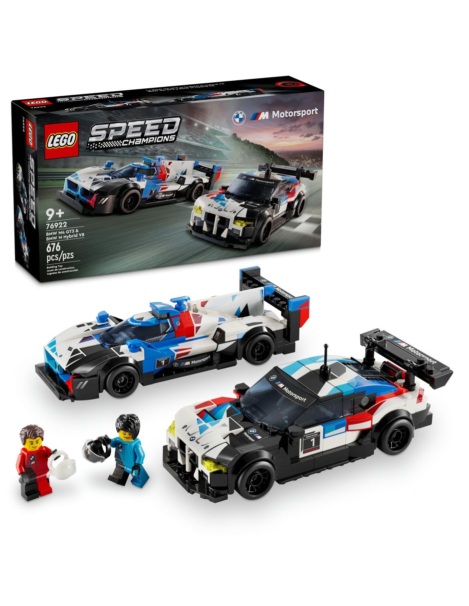 Lego Speed Champions Autos de carreras BMW M4 GT3 y BMW M Hybrid V8 76922 Toys R Us