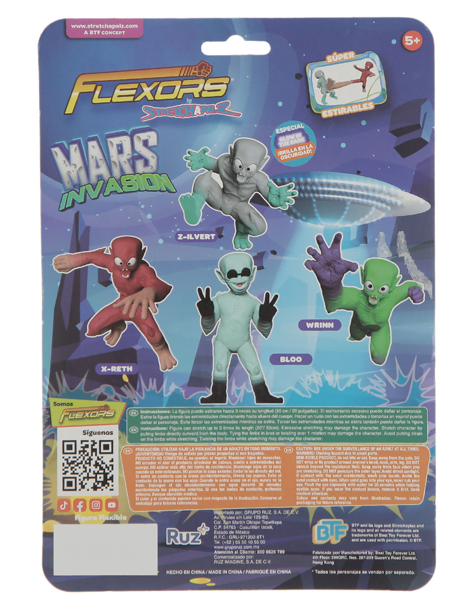 Figura de acción articulada Flexors elástico 4