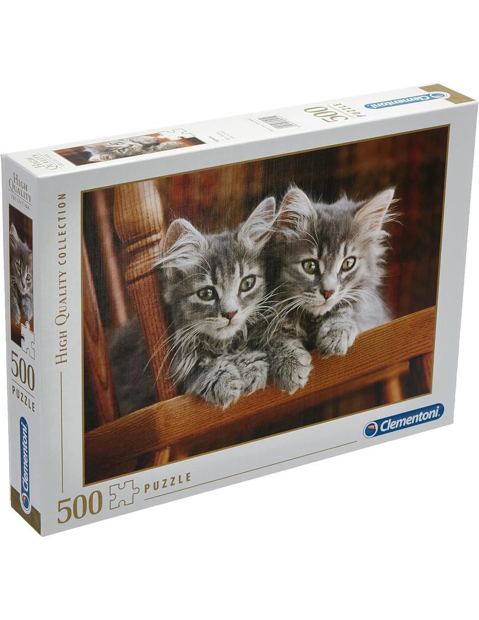 Rompecabezas Gatos y mas gatos Clementoni 500 piezas Liverpool