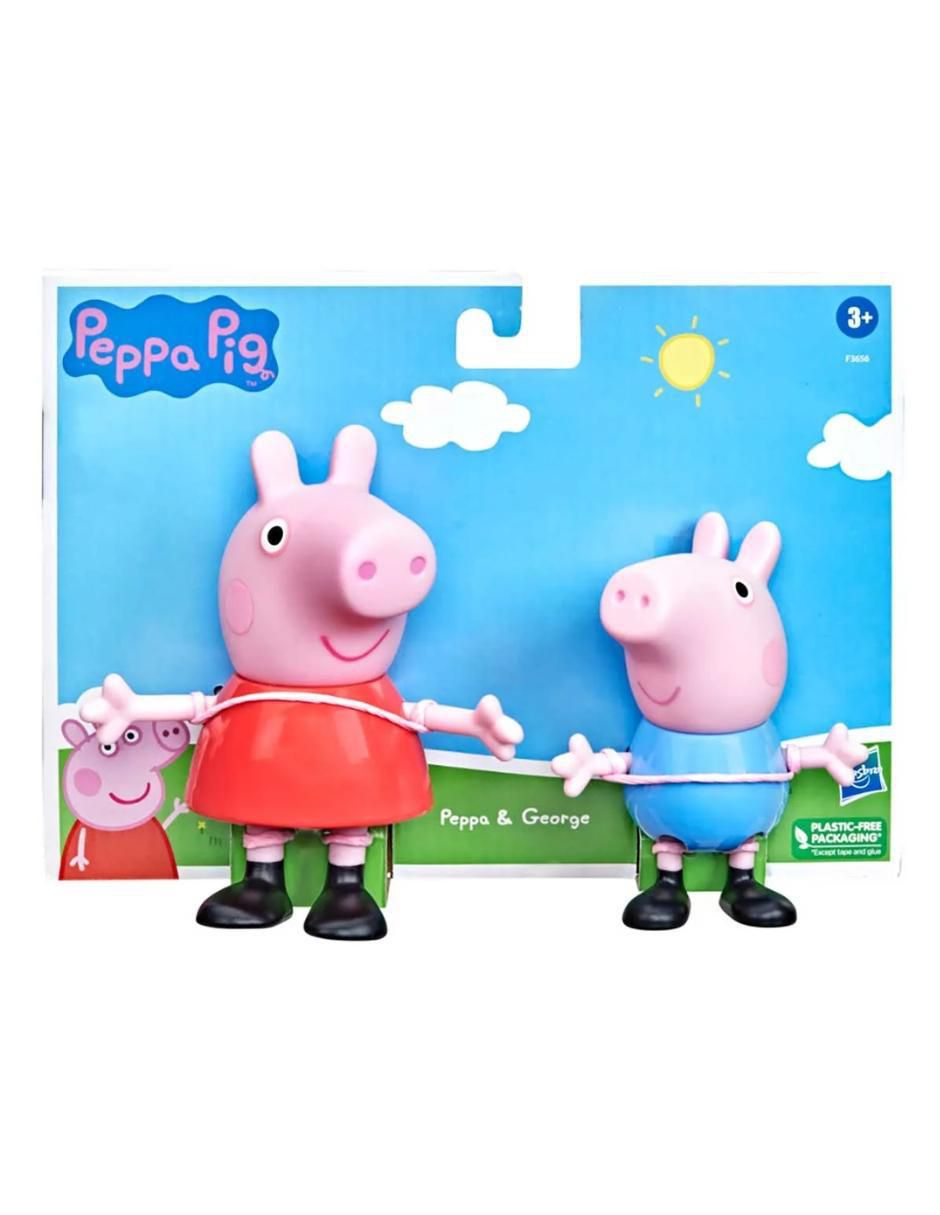 Figura de colección articulada Peppa Pig Peppa & George 2