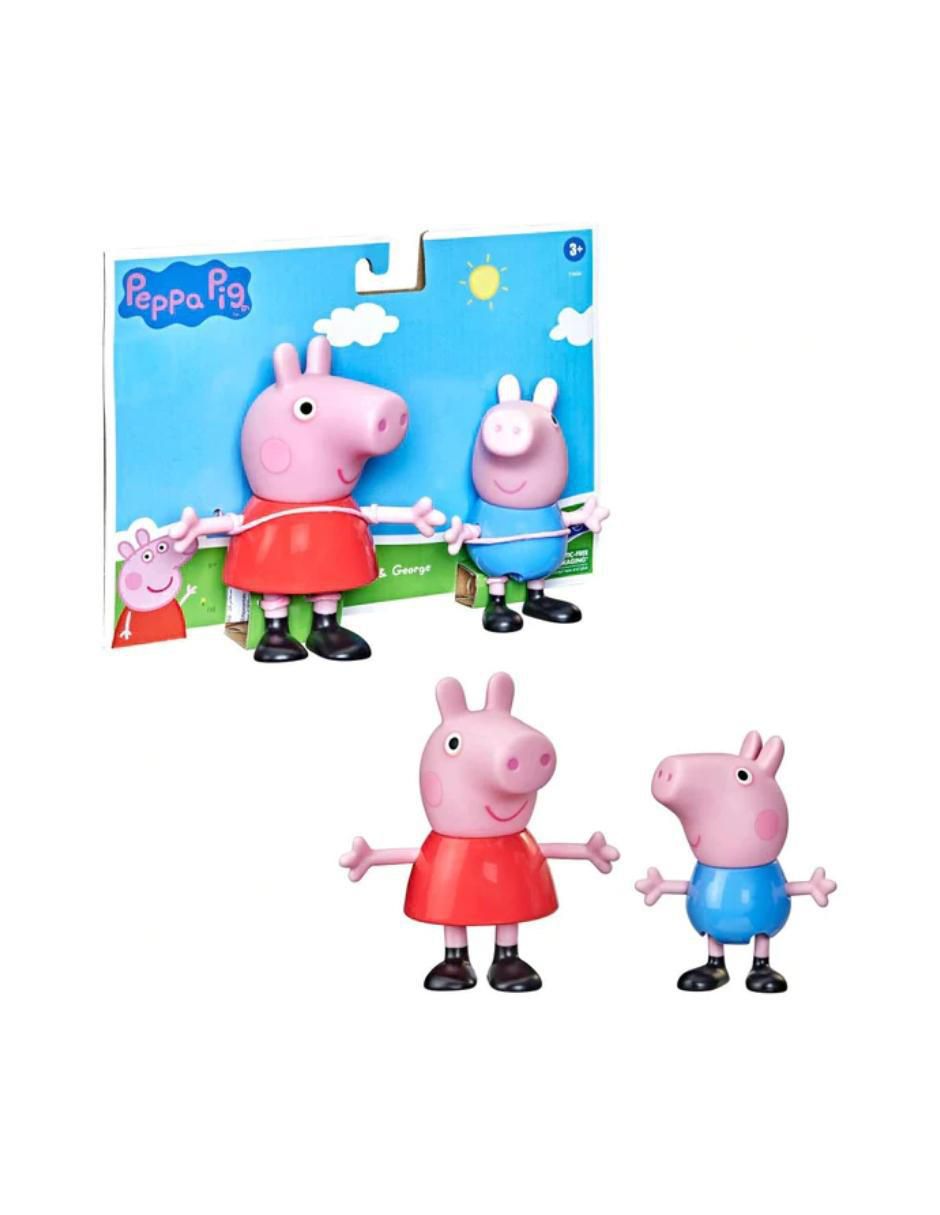 Figura de colección articulada Peppa Pig Peppa & George 3