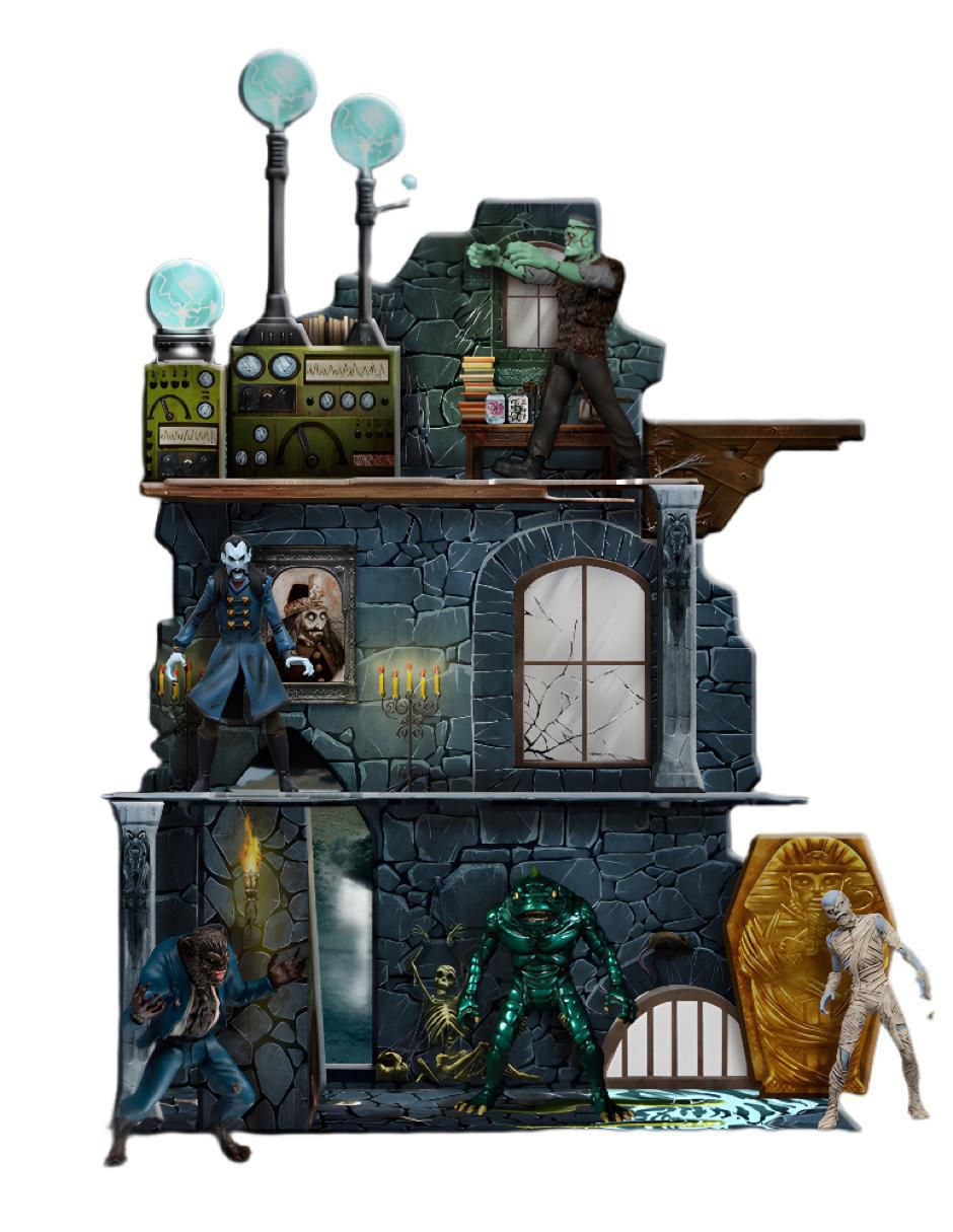 Set figuras acción Universal Monsters Monsters collectors
