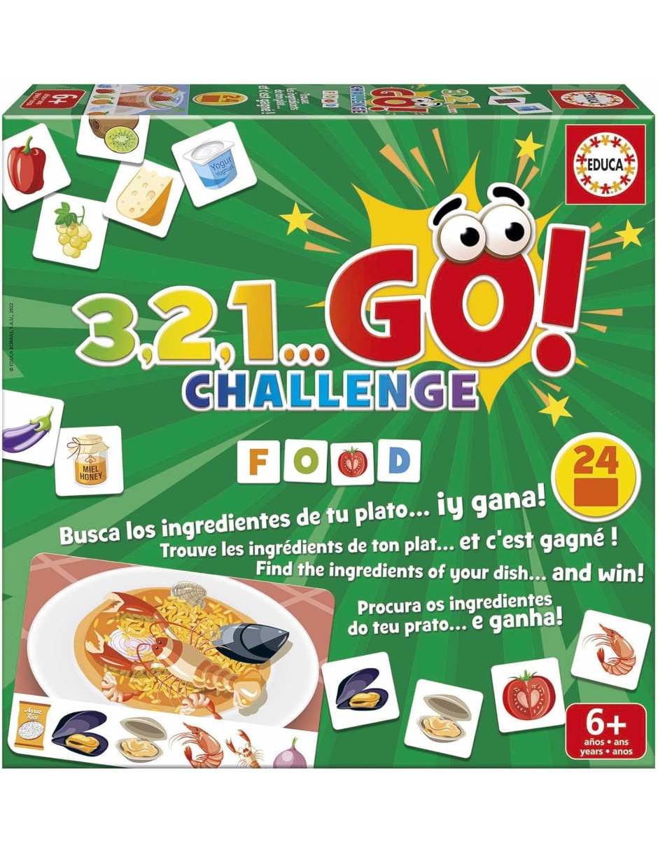 3,2,1 Go Reto Comida 3,2,1 Go Reto Comida