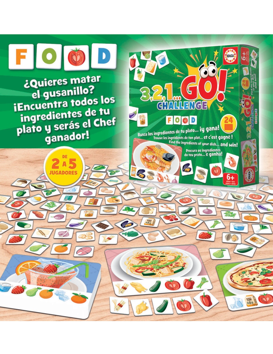 3,2,1 Go Reto Comida 3