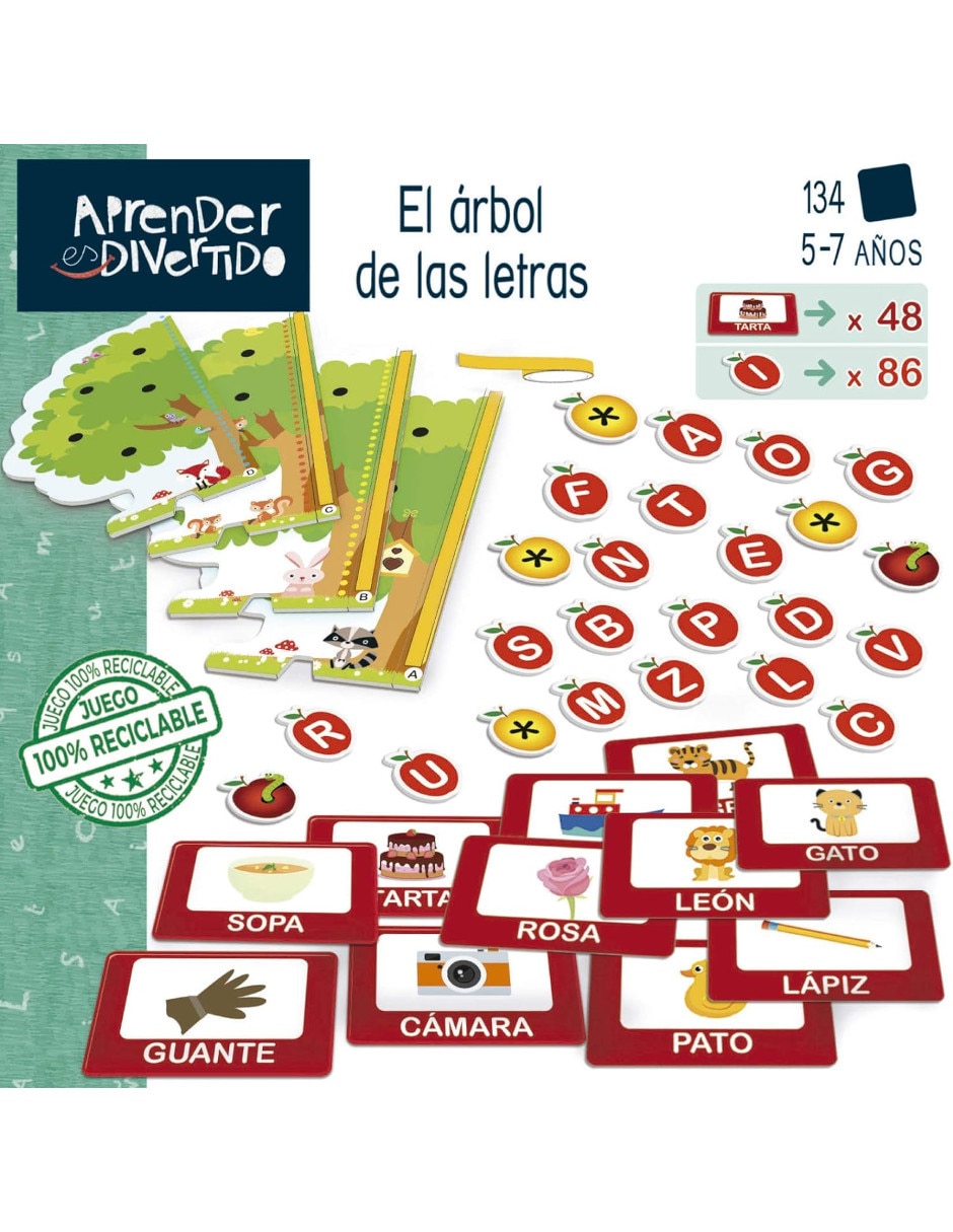 Aprender es divertido árbol de las letras 2