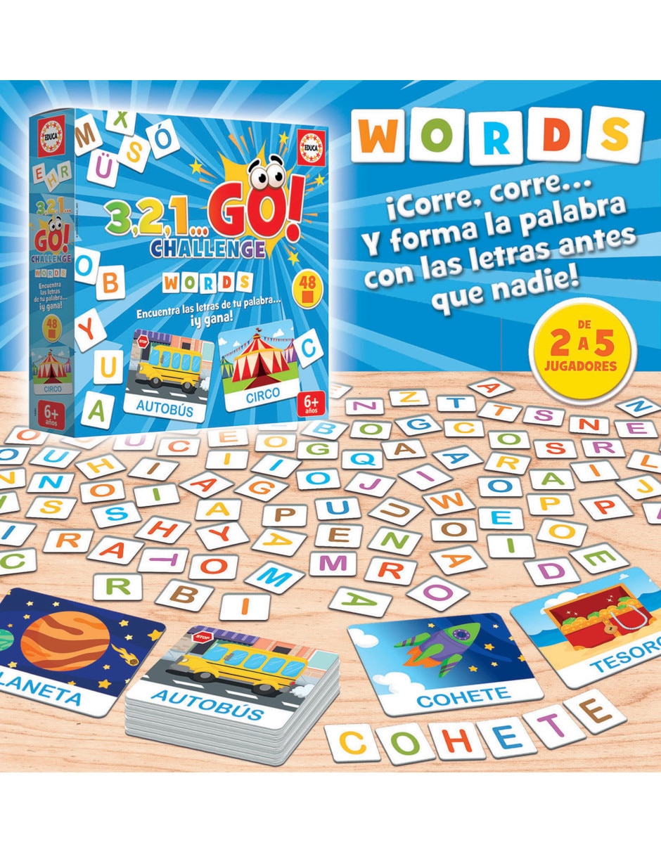 3,2,1 Go Reto Palabras 3