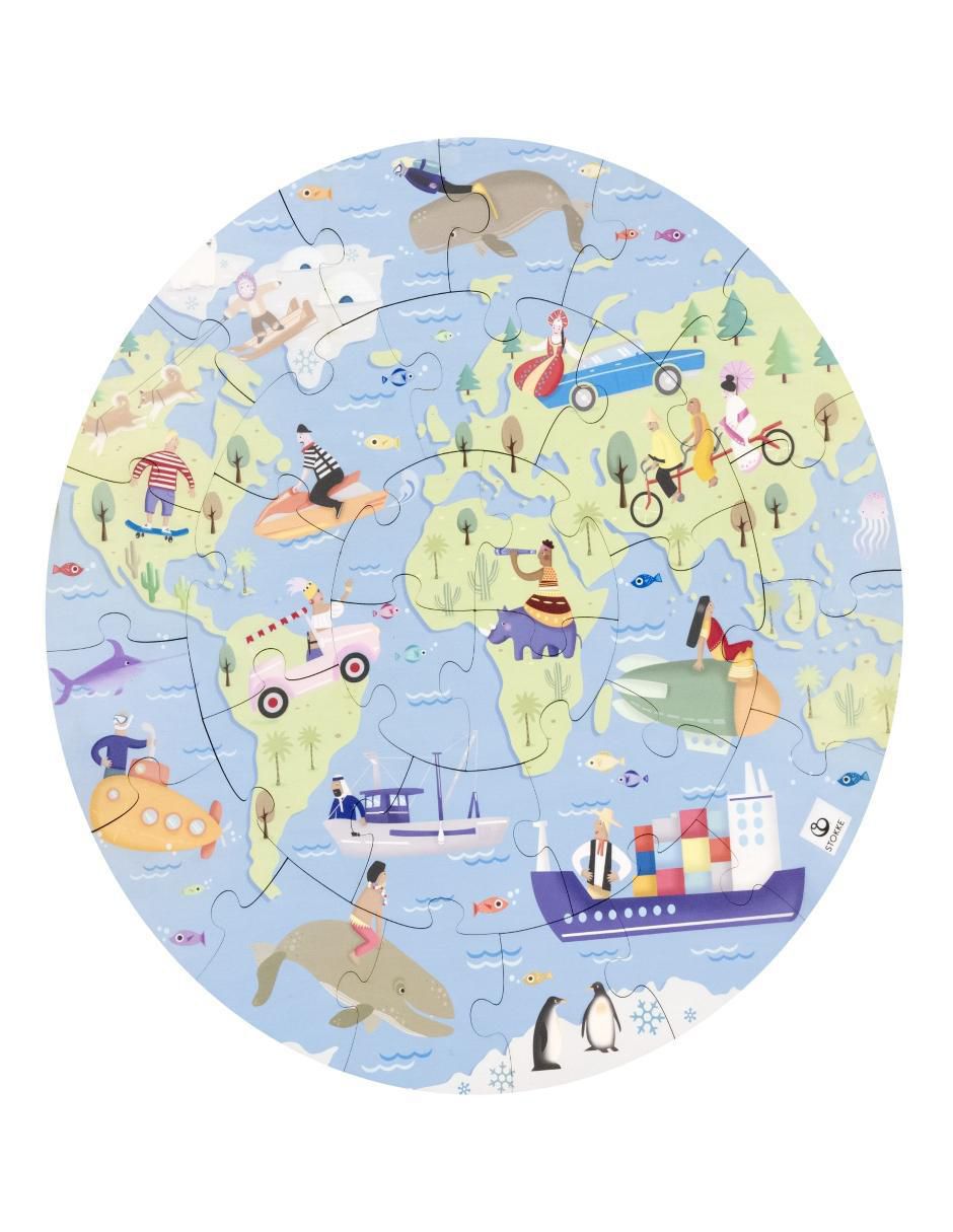 Rompecabezas La vuelta al mundo 49 piezas