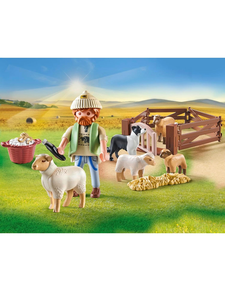 Pastor con rebaño de ovejas 71444 Country 2
