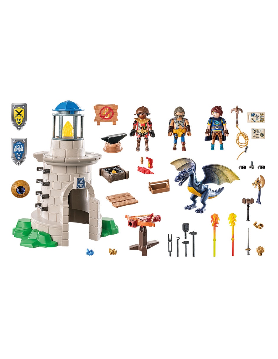 Playmobil Knight s Tower with Blacksmith and Dragon 71483 Toys R Us