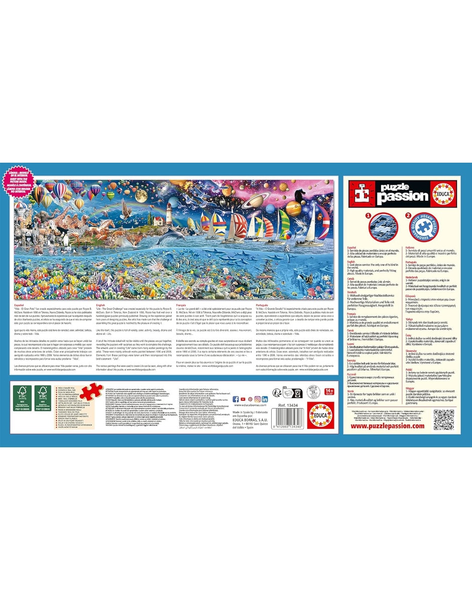 Rompecabezas Vida: El Mayor Puzzle 24000 piezas 3
