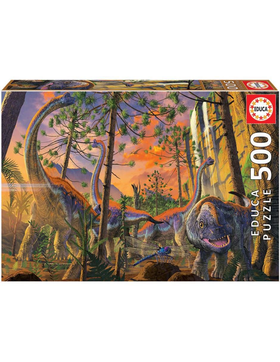 Rompecabezas Dinosaurios prehistóricos 500 piezas Rompecabezas Dinosaurios prehistóricos 500 piezas