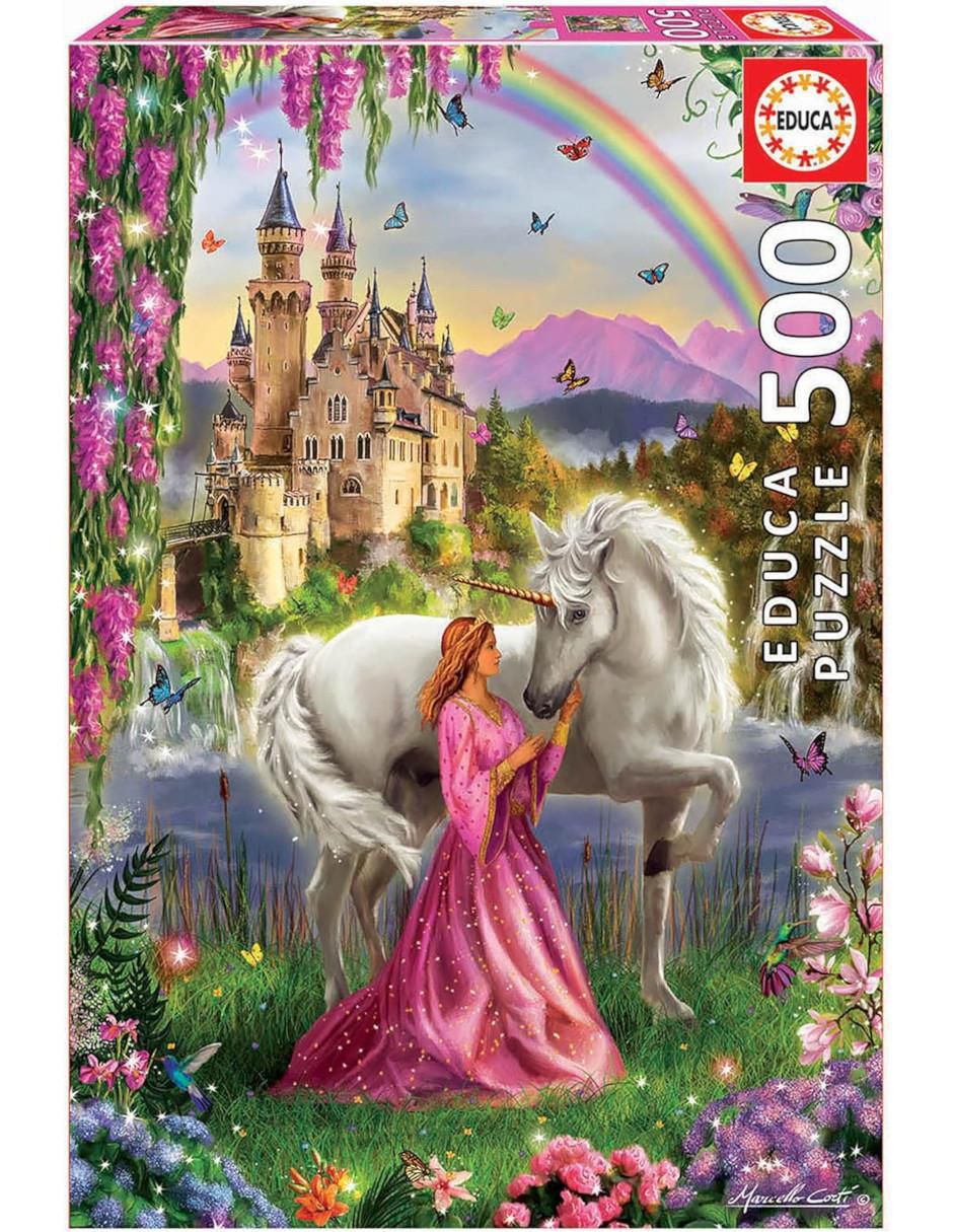 Rompecabezas La Princesa y el unicornio 500 piezas Rompecabezas La Princesa y el unicornio 500 piezas