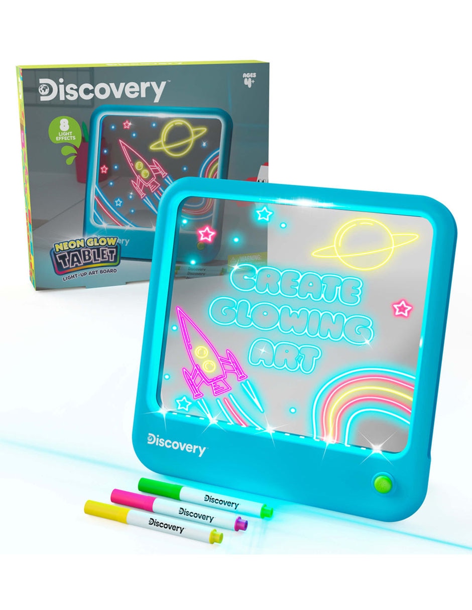 Kit de actividades Tableta de dibujo con efecto neón Kit de actividades Tableta de dibujo con efecto neón
