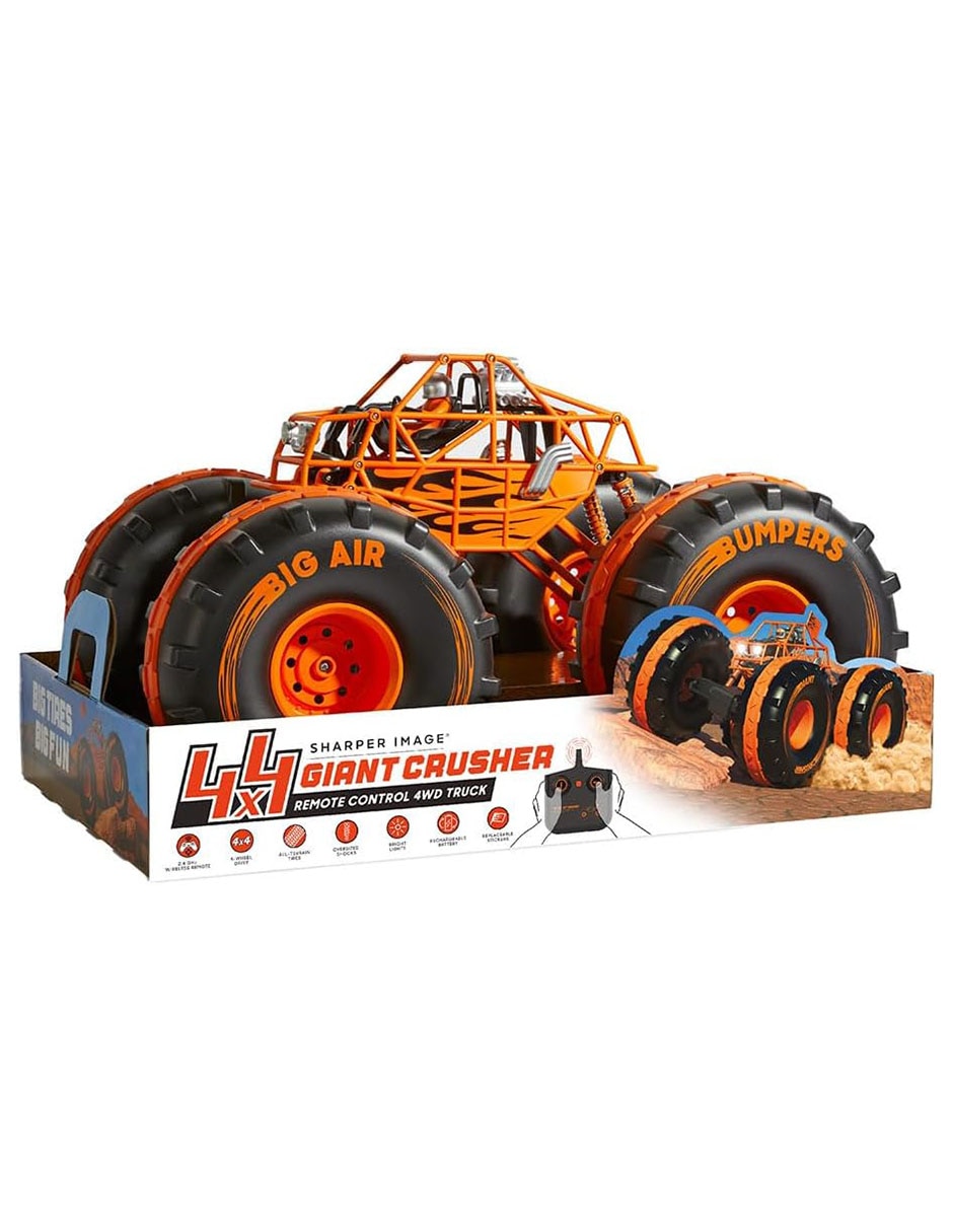 Carro de control remoto 4 x 4 giant crusher