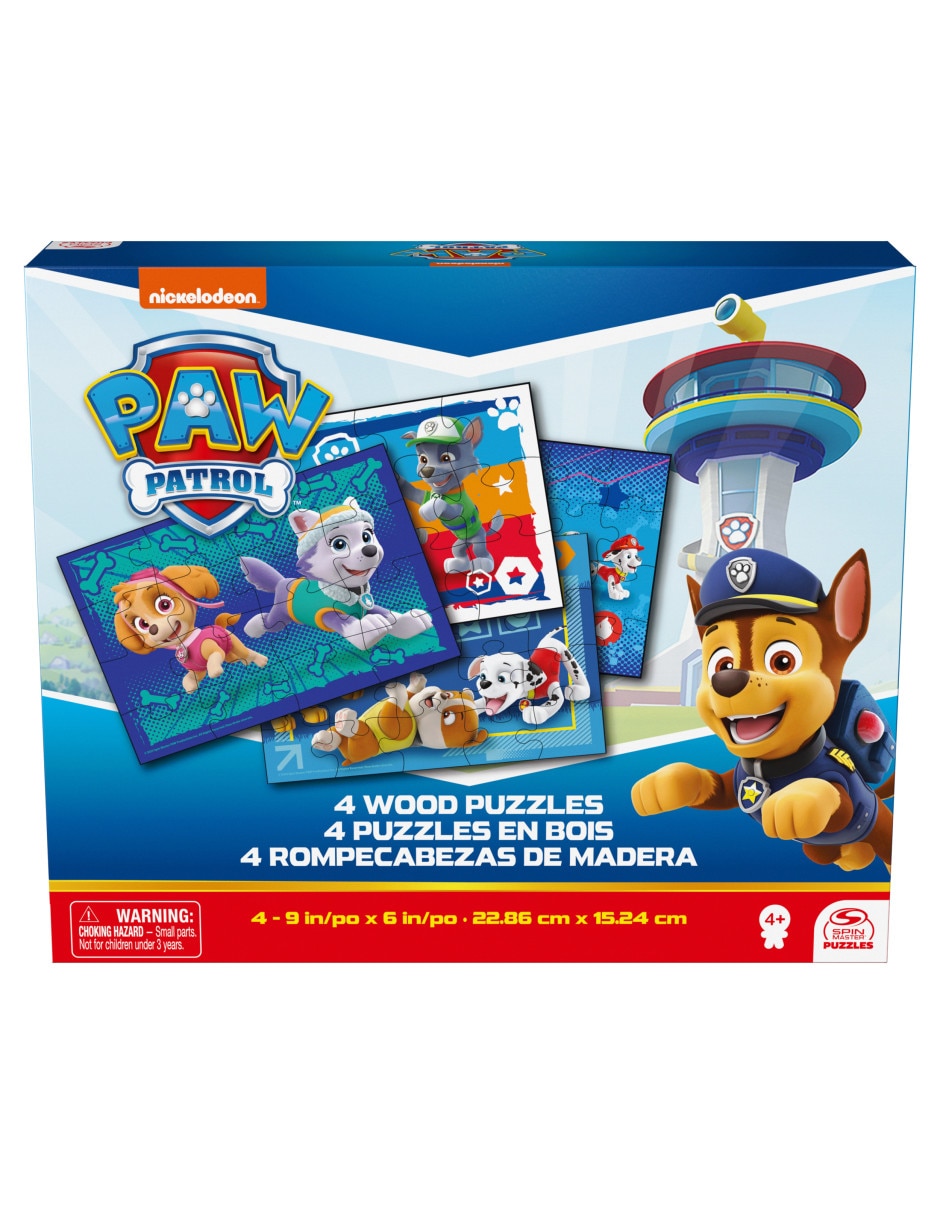 Rompecabezas caricaturas Paw Patrol 4 Pack 72 piezas 3