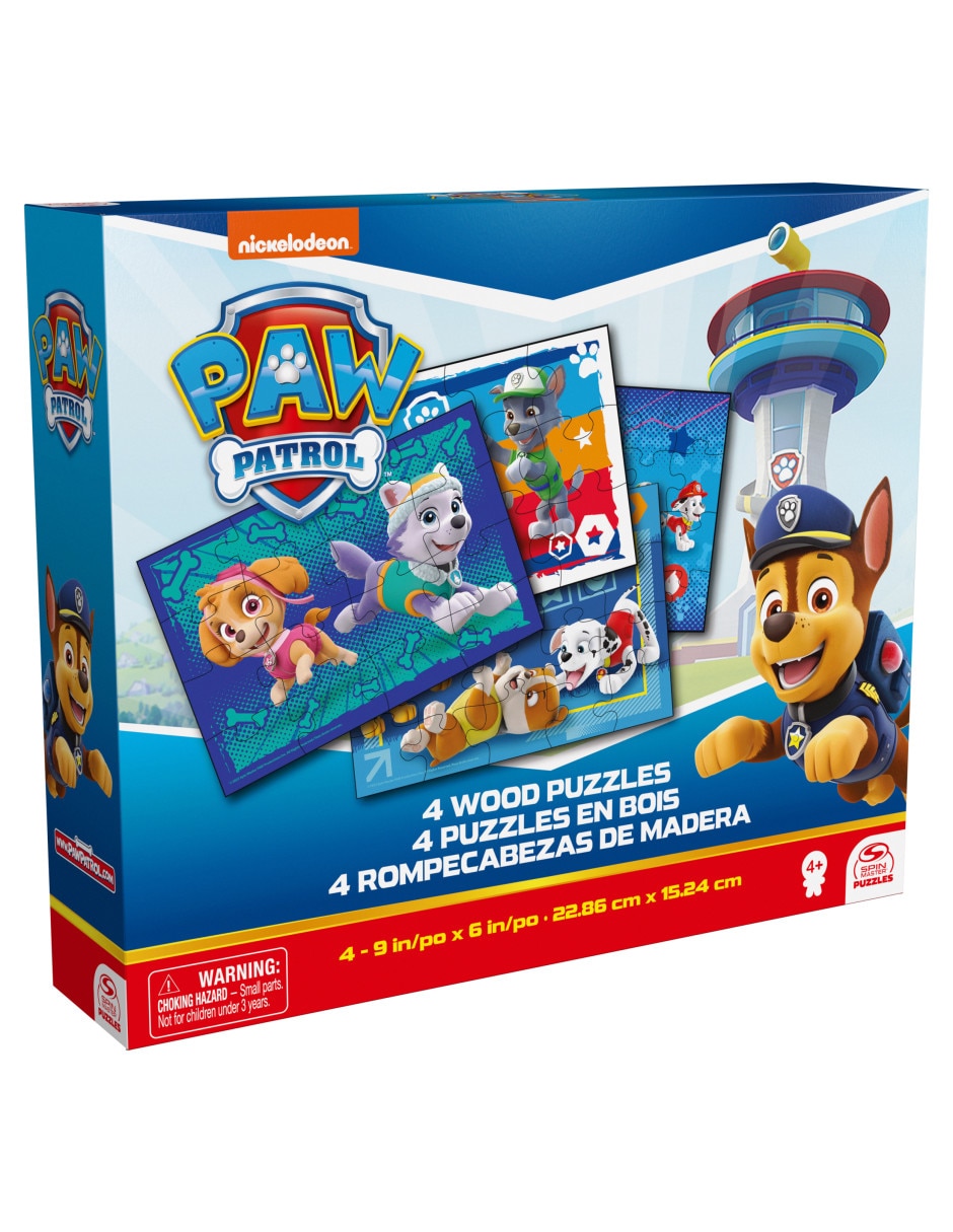 Rompecabezas caricaturas Paw Patrol 4 Pack 72 piezas 4