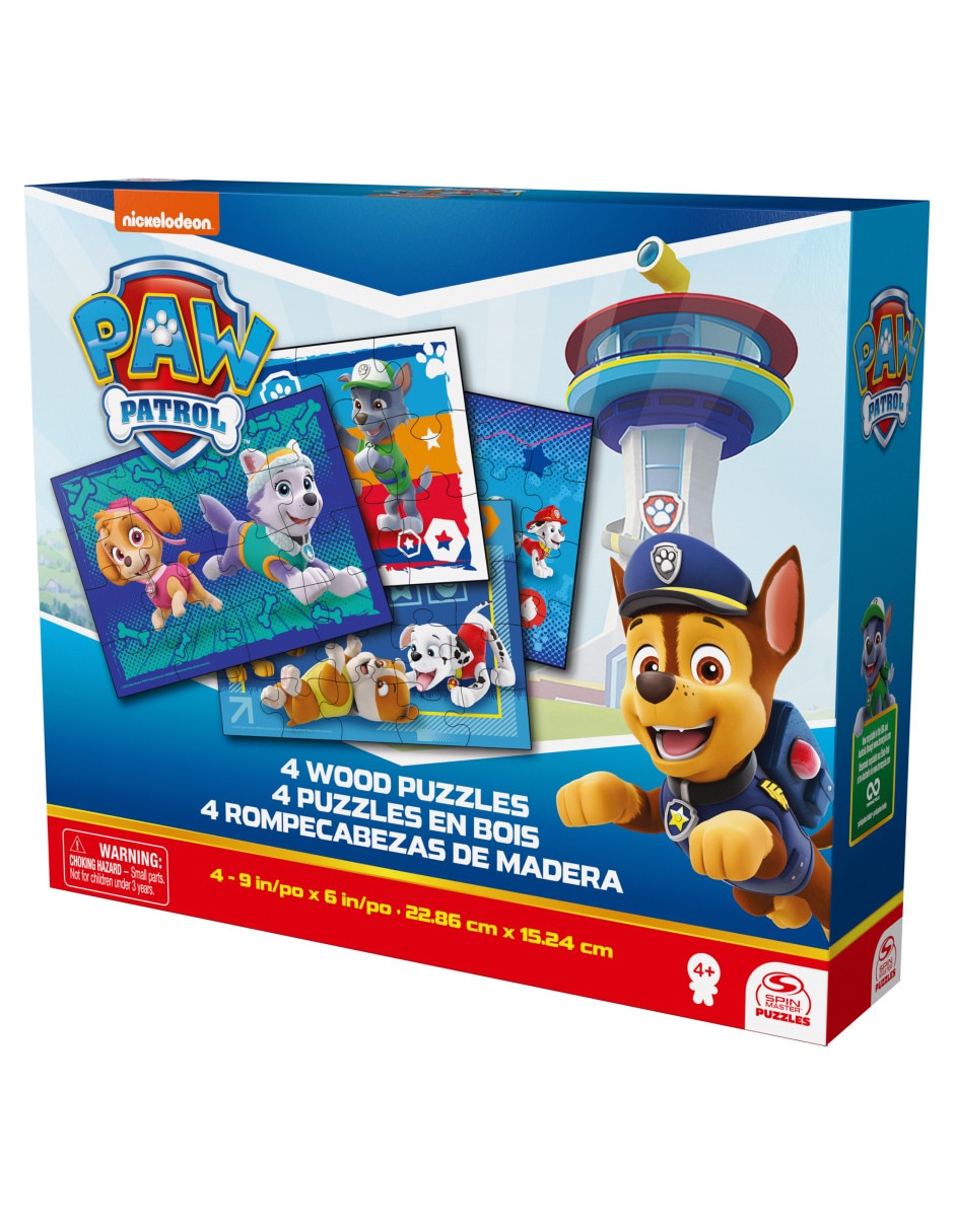 Rompecabezas caricaturas Paw Patrol 4 Pack 72 piezas 5