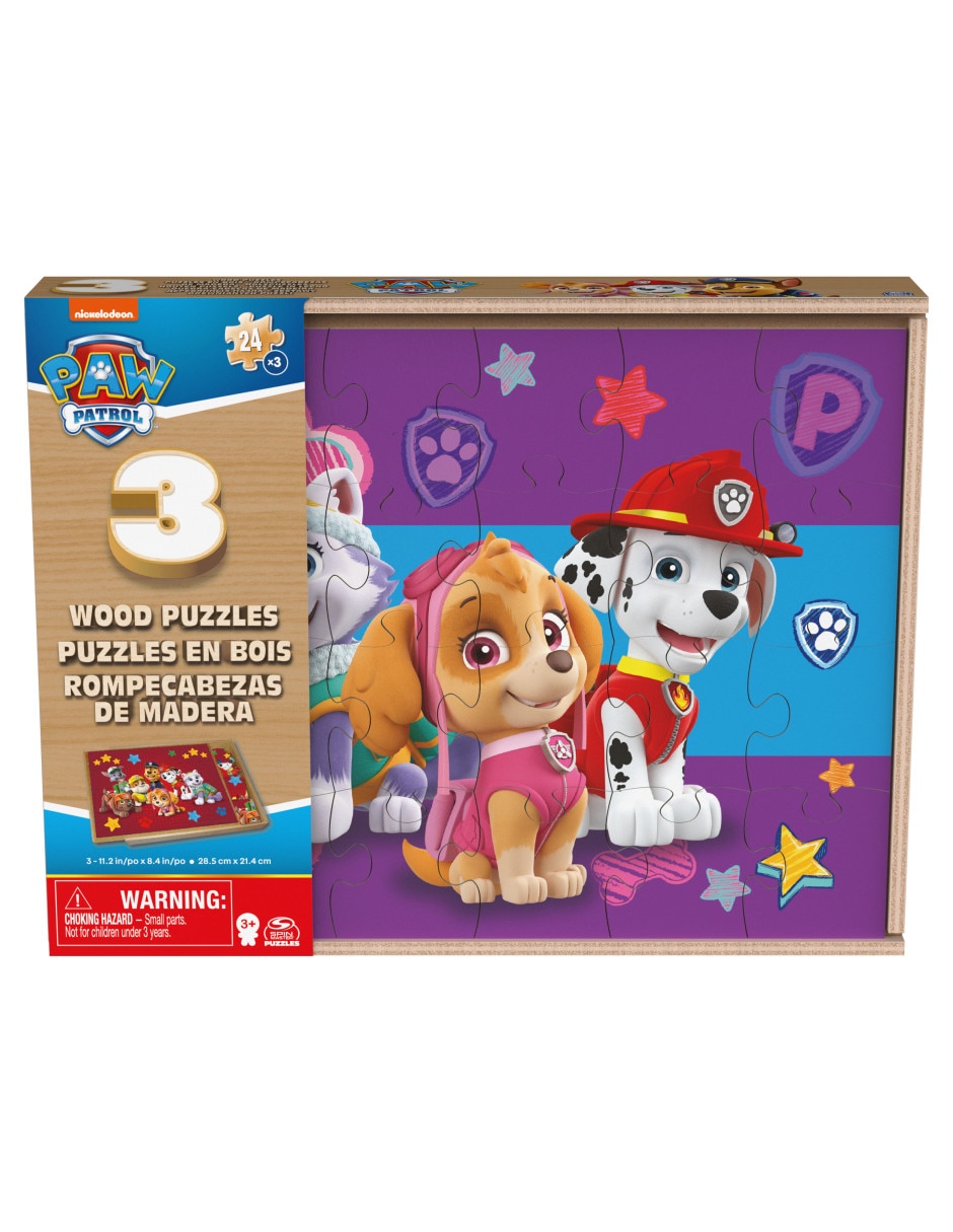 Rompecabezas caricaturas Paw Patrol 3 Pack 72 piezas 4