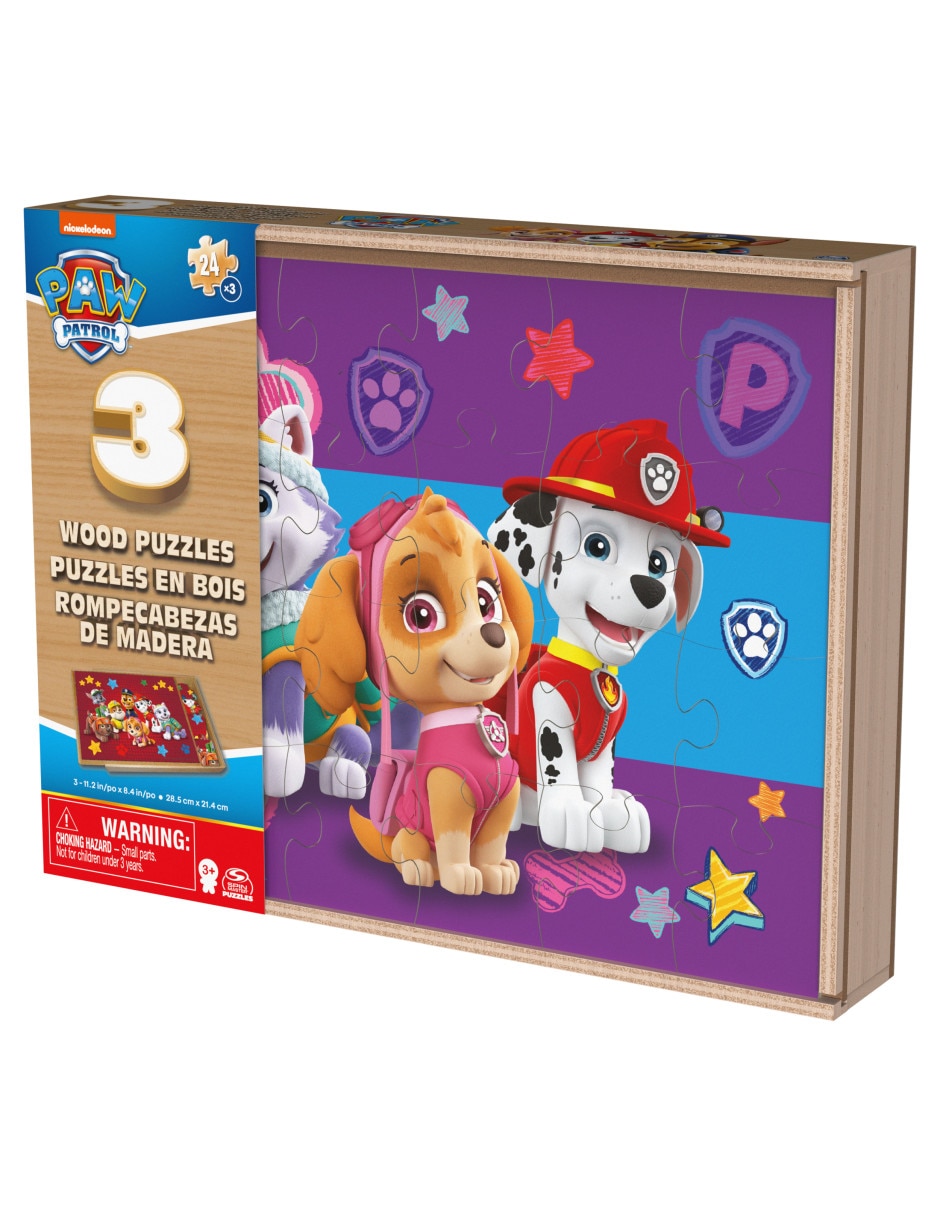 Rompecabezas caricaturas Paw Patrol 3 Pack 72 piezas 6